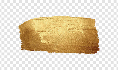 Vector illustration of Abstract Paint Textures High Resolution Gold Brush Stroke Collection. Metallic gold paint streaks, Elegant golden texture strokes,Splash Gold Foil texture. Artistic brush design