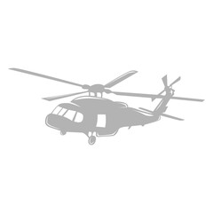 helicopter vector shadow