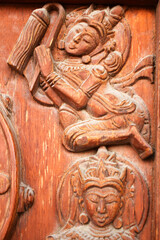 indian wood relief sculpture india 