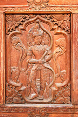 indian wood relief sculpture india 