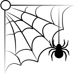 Halloween Spider Corner