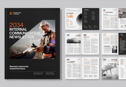 Company Newsletter Template
