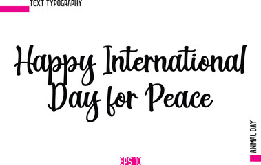 Happy International Day for Peace.eps