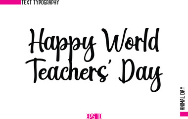 Happy World Teachers? Day.eps