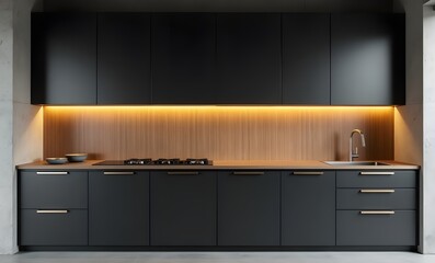 Bright and Elegant Modern Kitchen Interior