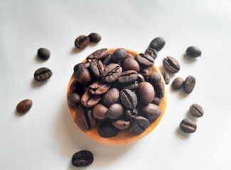 coffee beans in a bowl