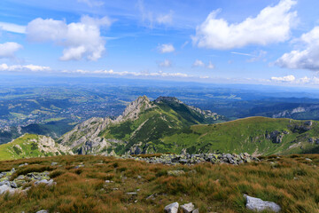 Mountain Ridge Overlooking a Valley