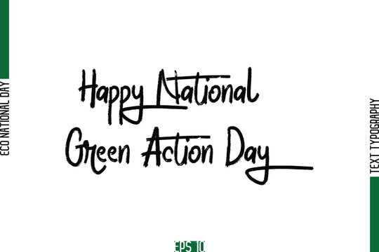 Happy National Green Action Day.eps