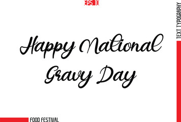 Happy National Gravy Day.eps