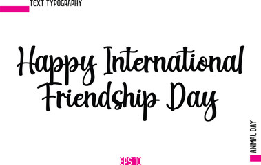 Happy International Friendship Day.eps