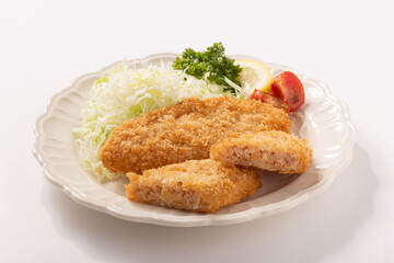 サーモン　メンチカツ
