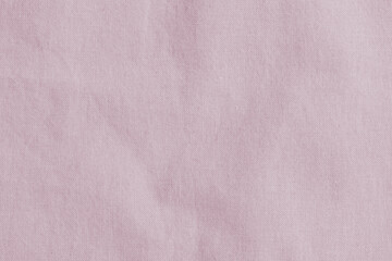Pink background of cotton canvas burlap natural fabric cloth texture in pastel rose pink color  for wallpaper and design backdrop