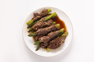 アスパラガス　牛肉巻き
