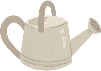 Classic Metal Watering Can Pouring