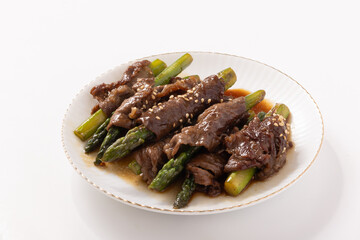 アスパラガス　牛肉巻き