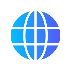 globe gradient icon