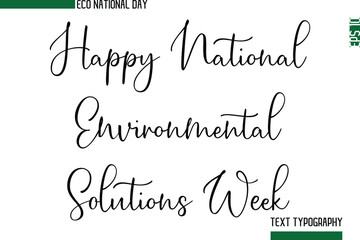 Happy National Environmental Solutions Week.eps
