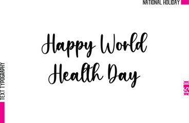 Happy World Health Day z.eps