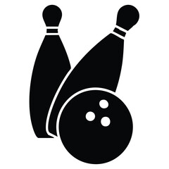 vector bowling logo template