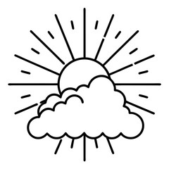 sun and clouds