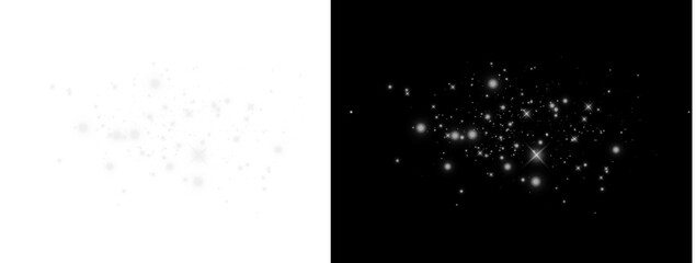 Soft Glow Dust png with Star Sparkles