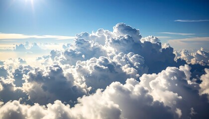 blue sky with clouds