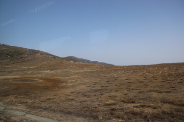 March 25 2025 Expansive Rocky Landscape Under Clear Sky and Open Surroundings, Japan