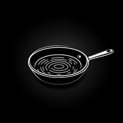 Frying pan with sunny-side-up eggs.