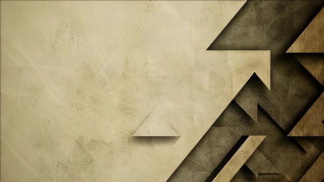 Artistic patterned wall with a distressed look.