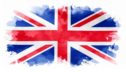 united kingdom flag on grunge background