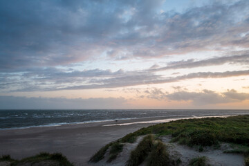 Obraz premium stormy sunset