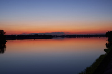 beautiful pond in the park