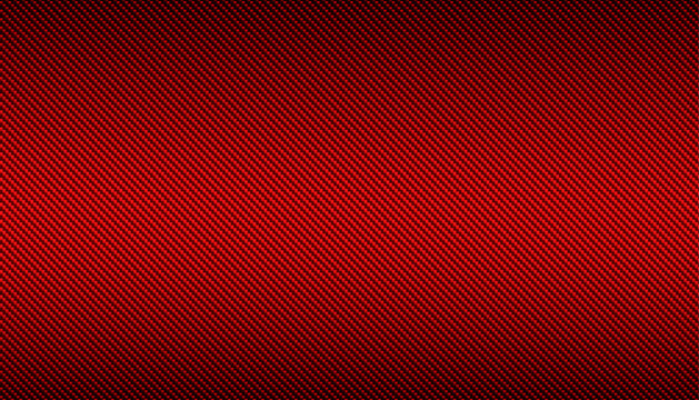 Red carbon fiber texture, vector graphic