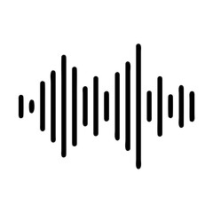 Audio Wave Sound Frequency Icon Design