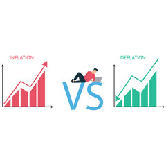 Inflation and deflation Illustration