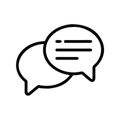 Bubble Chat Message Icon Design