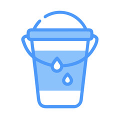 Bucket Liquid Container Icon Design