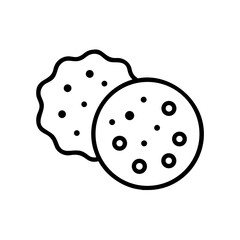 Cookie Sweet Snack Icon Design