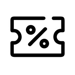 Coupon Promotional Code Icon Design