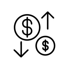Dollar USD Currency Symbol Icon Design