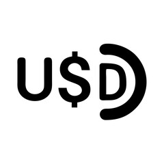 Dollar USD Currency Symbol Icon Design