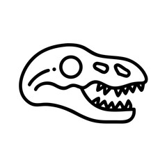 Fossil Ancient Imprint Icon Design