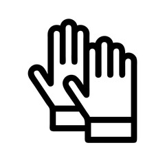 Gloves Hand Protection Icon Design