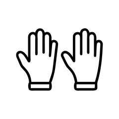 Gloves Hand Protection Icon Design