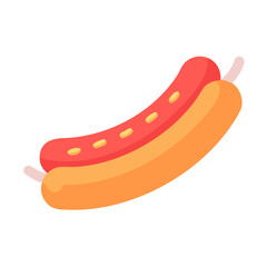 Hot Dog Sausage Snack Icon Design