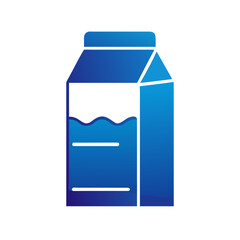 Milk Carton Dairy Drink Icon Design