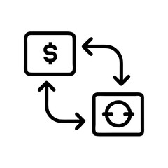 Payment Transaction Process Icon Design