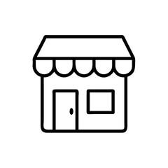 Storefront Physical Shopfront Icon Design