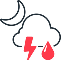 Obraz premium Night Rain