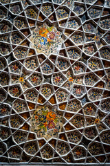 Intricate Floral and Geometric Ceiling Design